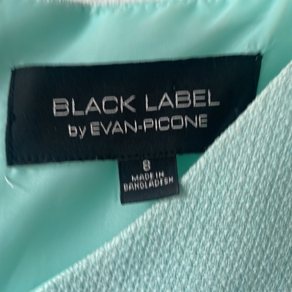 Evan Picone dress size 8 aqua gorgeous - Picture 3 of 12